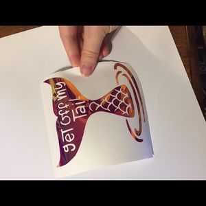 Mermaid decal